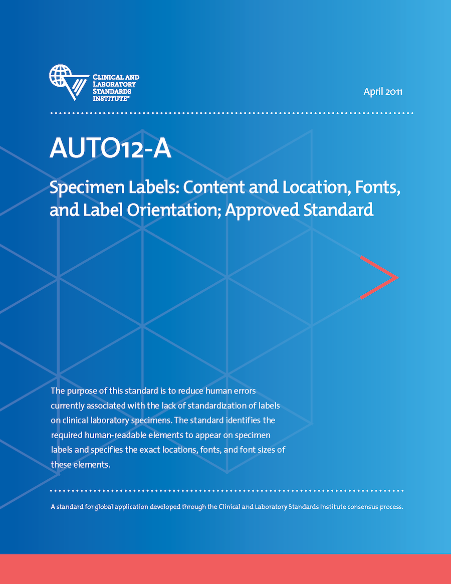 Specimen Labels: Content and Location, Fonts, and Label Orientation, 1st Edition
