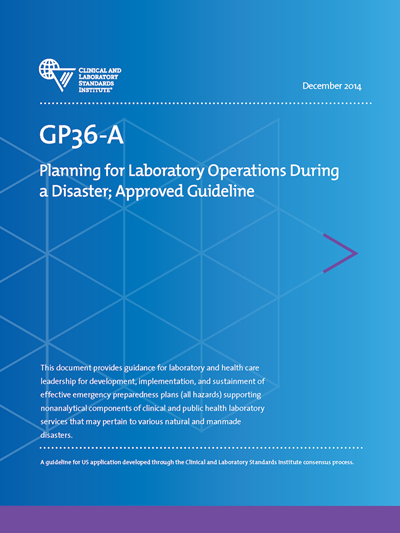 Planning for Laboratory Operations During a Disaster, 1st Edition