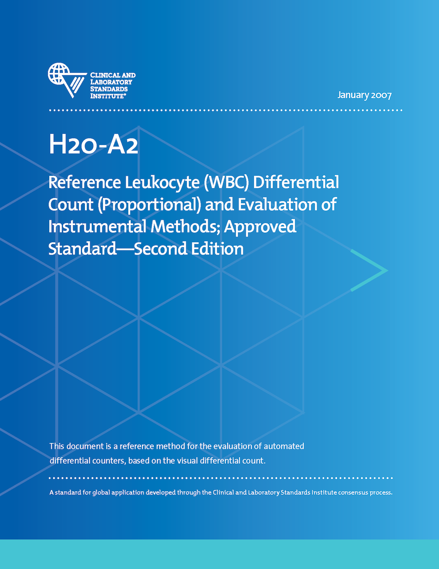 Reference Leukocyte (WBC)  Differential Count (Proportional) and Evaluation of Instrumental Methods, 2nd Edition