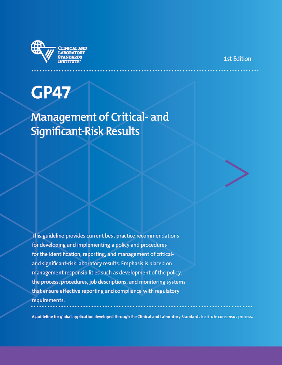 Management of Critical- and Significant-Risk Results, 1st Edition