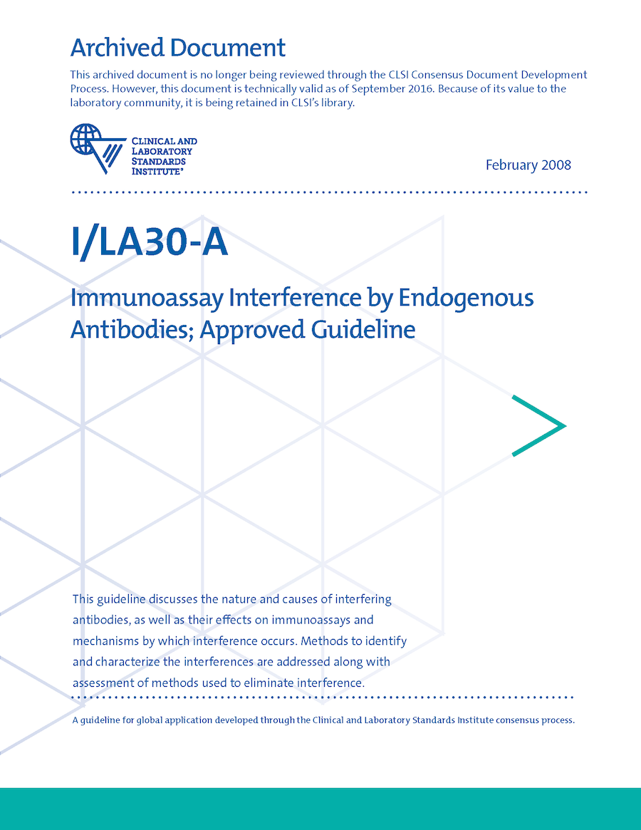 Immunoassay Interference by Endogenous Antibodies, 1st Edition