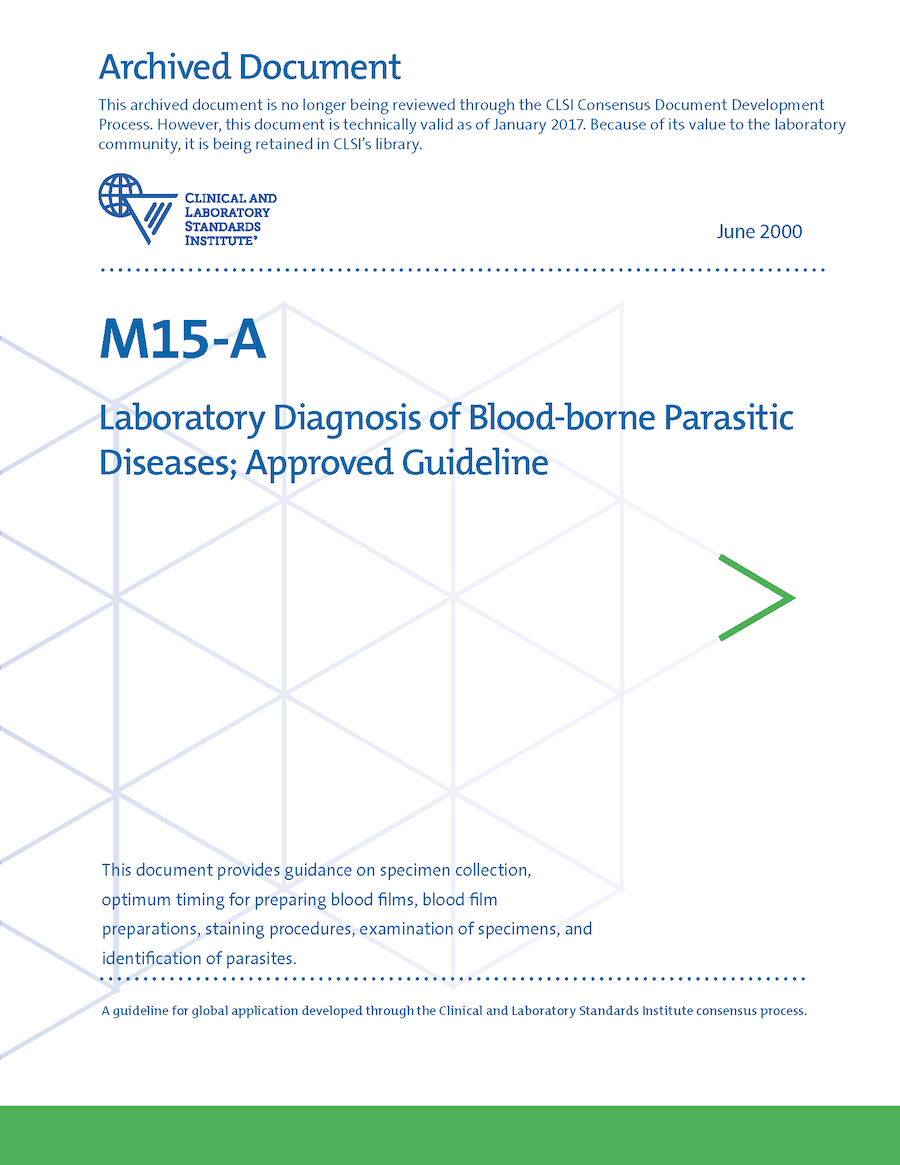 Laboratory Diagnosis of Blood-borne Parasitic Diseases, 1st Edition