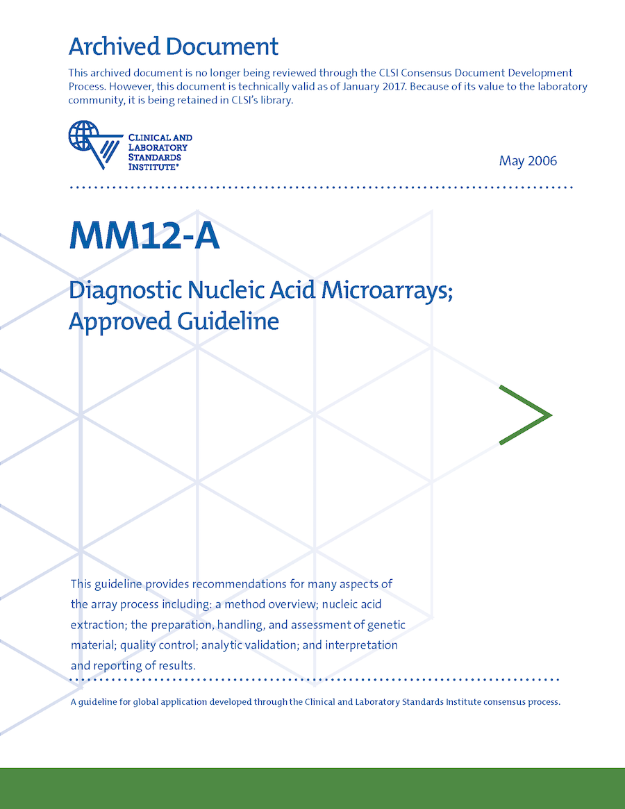 Diagnostic Nucleic Acid Microarrays, 1st Edition