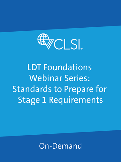 LDT Foundations: Standards to Prepare for Stage 1 Requirements