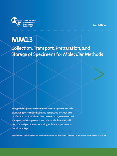 Collection, Transport, Preparation, and Storage of Specimens for Molecular Methods, 2nd Edition