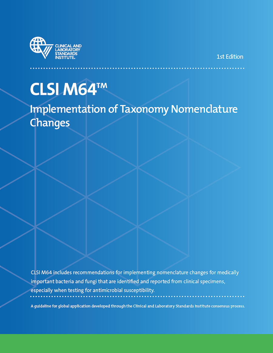 Implementation of Taxonomy Nomenclature Changes, 1st Edition