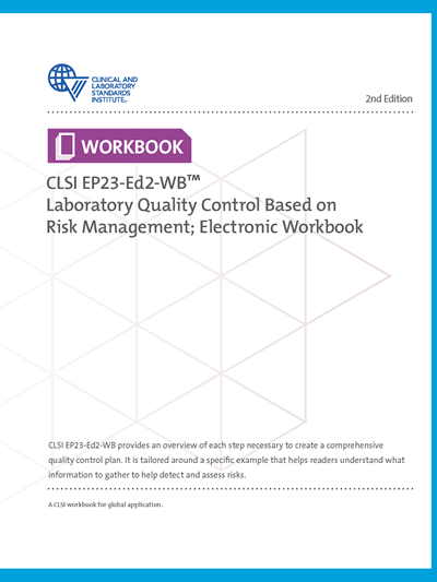 Laboratory Quality Control Based on Risk Management; Electronic Workbook, 2nd Edition