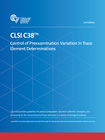Control of Preexamination Variation in Trace Element Determinations, 2nd Edition